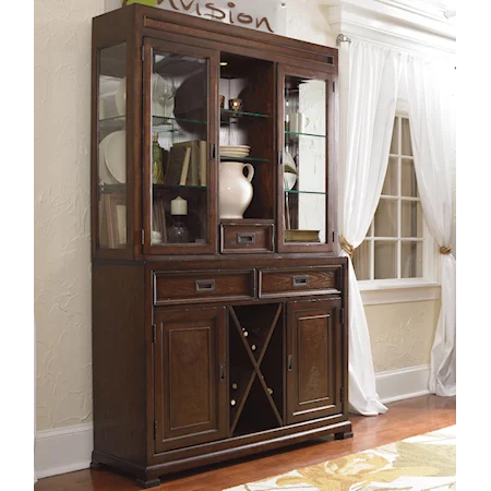 Four-Door Three-Drawer China Cabinet